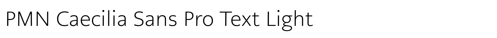 PMN Caecilia Sans Pro Text Light image